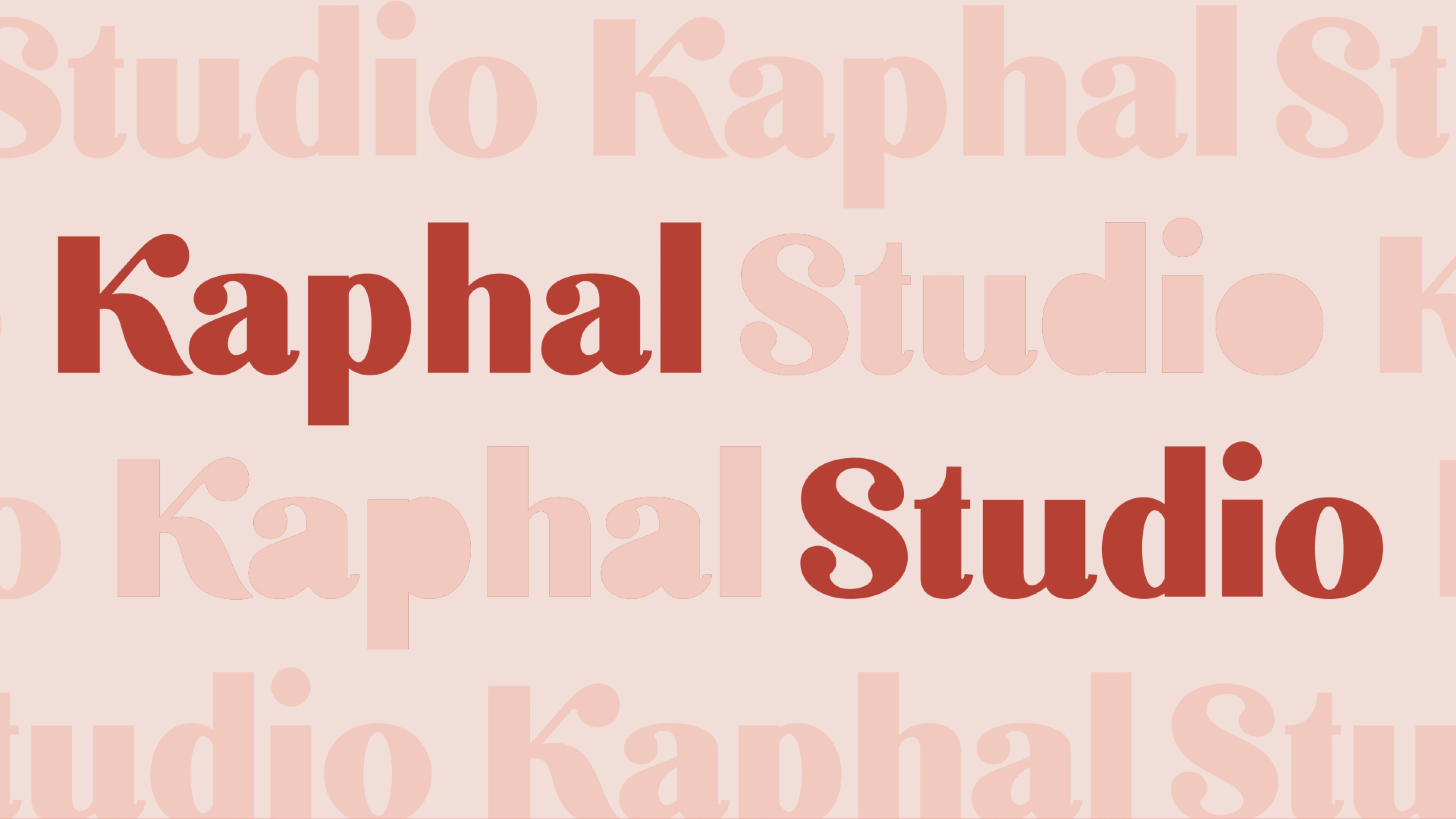 Kaphal Studio Brand and Website, slide 1