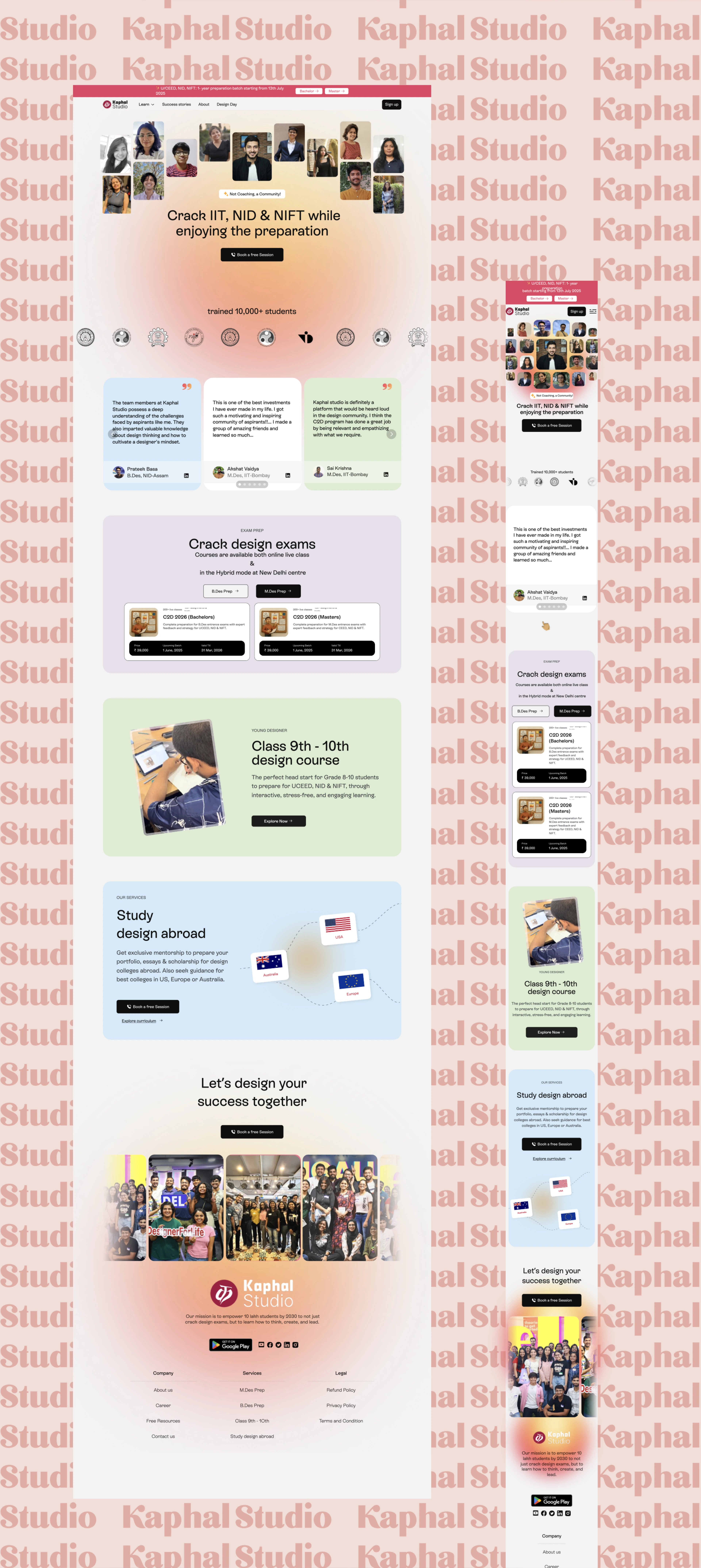 Kaphal Studio Brand and Website, slide 9